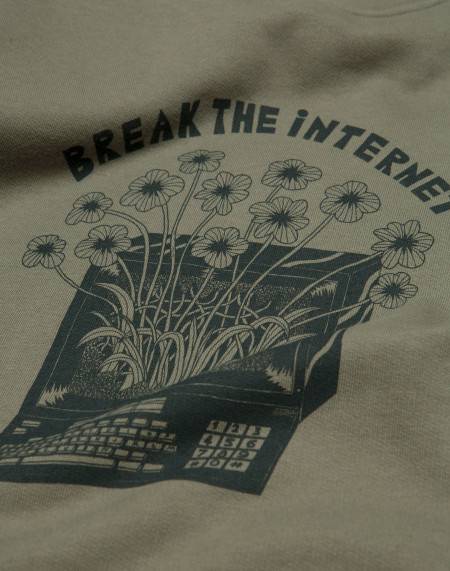 Sweat Internet - Vert Olive