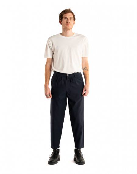 Navy Swing trousers
